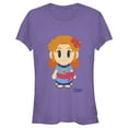 thumbnail image 1 of Junior's Nintendo Legend of Zelda Link's Awakening Marin Avatar Graphic Tee Purple Small, 1 of 2