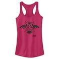 thumbnail image 1 of Junior's Nintendo Legend of Zelda Link's Awakening Owl Hieroglyphic  Racerback Tank Top Dark Pink Small, 1 of 3