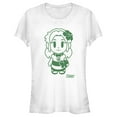 thumbnail image 1 of Junior's Nintendo Legend of Zelda Link's Awakening Sleek Marin Avatar  Graphic Tee White Small, 1 of 2