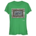 thumbnail image 1 of Junior's Nintendo Legend of Zelda Link's Awakening Whale Stone Tablet  Graphic Tee Kelly Green Small, 1 of 2