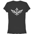thumbnail image 1 of Junior's Nintendo Legend of Zelda Triforce  Graphic Tee Black Medium, 1 of 2