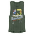 thumbnail image 1 of Junior's Nintendo Mario Bros Arcade Classics Festival Muscle Graphic Tee Pine Green Heather 2X Large, 1 of 3