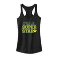 thumbnail image 1 of Junior's Nintendo Mario Super Star  Racerback Tank Top Black Medium, 1 of 4