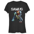 thumbnail image 1 of Junior's Nintendo Metroid Dread Samus  Graphic Tee Black Medium, 1 of 3