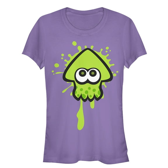 Junior's Nintendo Splatoon Inkling Squid  Graphic Tee Purple Small
