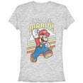 thumbnail image 1 of Junior's Nintendo Super Mario  Graphic Tee Athletic Heather Medium, 1 of 2