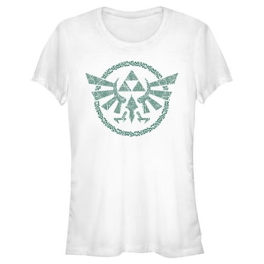 Junior's Nintendo The Legend of Zelda: Tears of the Kingdom Green Hyrule Crest  Graphic Tee