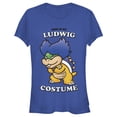 thumbnail image 1 of Junior's Nintendo This is my Ludwig Costume  Graphic Tee Royal Blue Small, 1 of 3