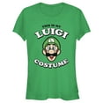 thumbnail image 1 of Junior's Nintendo This is my Luigi Costume  Graphic Tee Kelly Green Large, 1 of 3