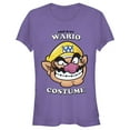 thumbnail image 1 of Junior's Nintendo This is my Wario Costume  Graphic Tee Purple X Large, 1 of 3