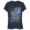 thumbnail image 1 of Junior's Onward Barley Denim Jacket Poster Graphic Tee Navy Blue X Large, 1 of 2