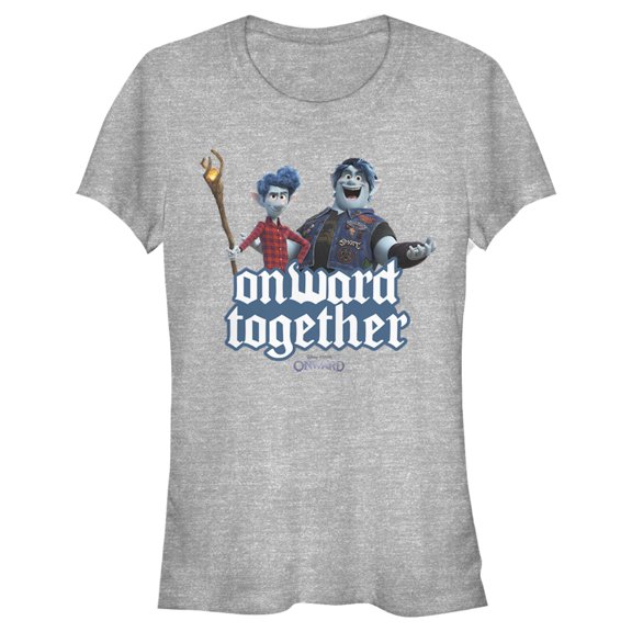 Junior's Onward Brothers Quest Together Graphic Tee Athletic Heather Large