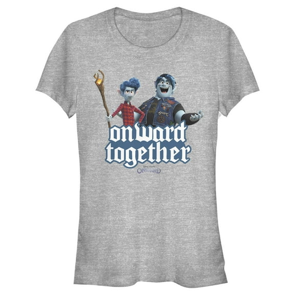 Junior's Onward Brothers Quest Together Graphic Tee Athletic Heather Small