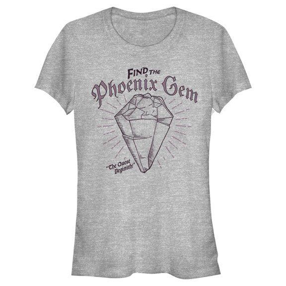 Junior's Onward Find the Phoenix Gem Graphic Tee Athletic Heather Medium