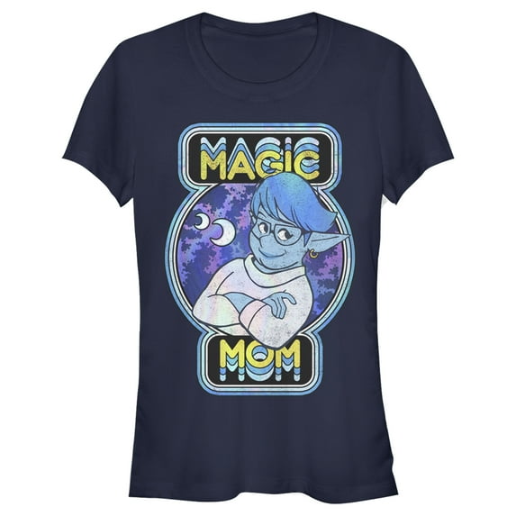 Junior's Onward Laurel Magic Mom Graphic Tee Navy Blue 2X Large