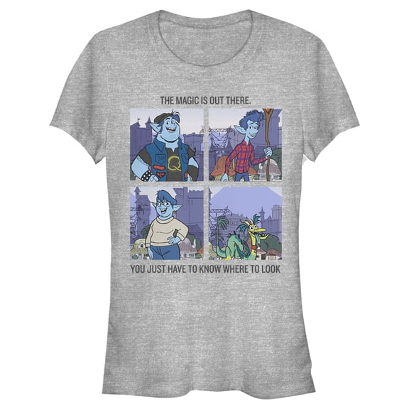 Junior's Onward Magic Out There Family Graphic Tee Athletic Heather Small