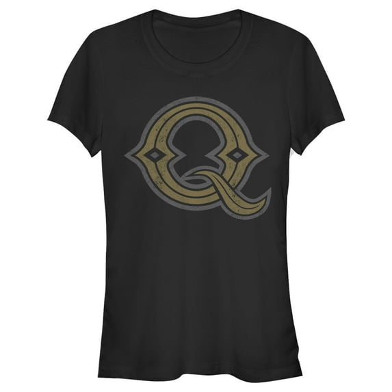 Junior's Onward Quests Game Symbol Graphic Tee Black 2X Large
