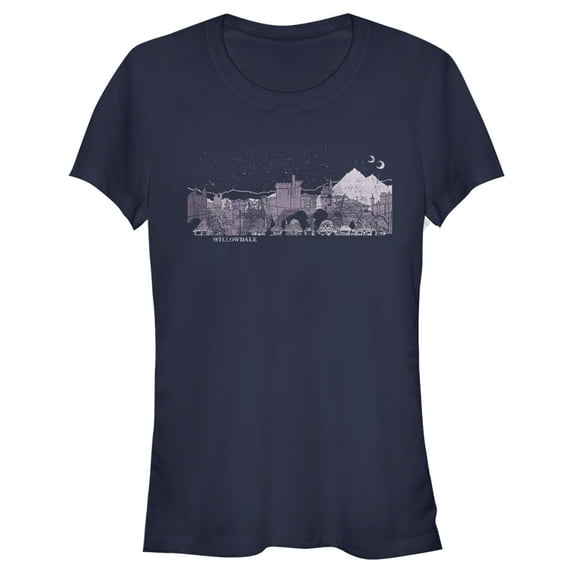Junior's Onward Willowdale View Graphic Tee Navy Blue Medium