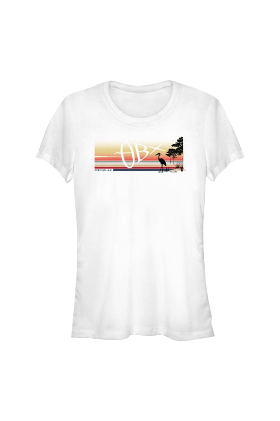 Junior's Outer Banks OBX Pelican Graphic T-Shirt