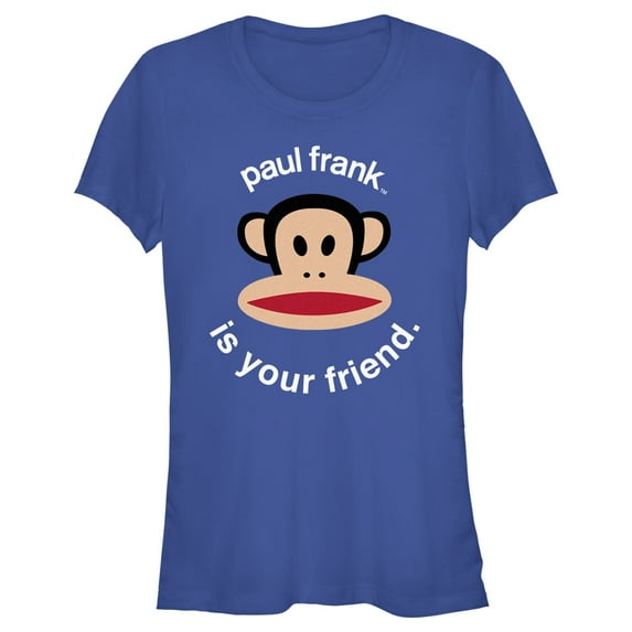 Junior's Paul Frank Is Your Friend Julius Graphic Tee Royal Blue Medium