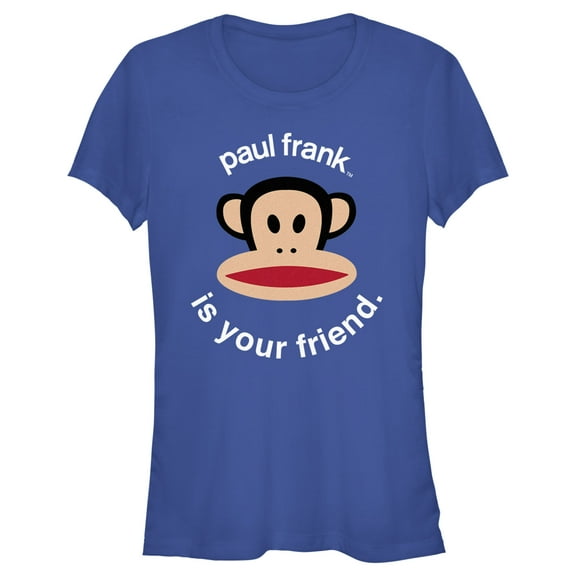 Junior's Paul Frank Is Your Friend Julius Graphic Tee Royal Blue Small