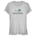 thumbnail image 1 of Junior's Paul Frank St. Patrick's Day Four-Leaf Logo  Graphic Tee Athletic Heather 2X Large, 1 of 3
