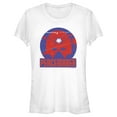 thumbnail image 1 of Junior's Peacemaker Helmet Logo  Graphic Tee White X Large, 1 of 3