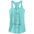 thumbnail image 1 of Junior's Peter Pan Tinker Bell in a Big World  Racerback Tank Top Cancun X Large, 1 of 3