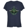 thumbnail image 1 of Junior's Peter Pan & Wendy Skull Rock Enter if ye Dare  Graphic Tee Navy Blue Medium, 1 of 3