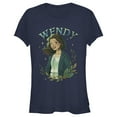 thumbnail image 1 of Junior's Peter Pan & Wendy Wendy Portrait  Graphic Tee Navy Blue Small, 1 of 3