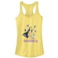 thumbnail image 1 of Junior's Pocahontas Watercolor Portrait  Racerback Tank Top Banana Large, 1 of 3
