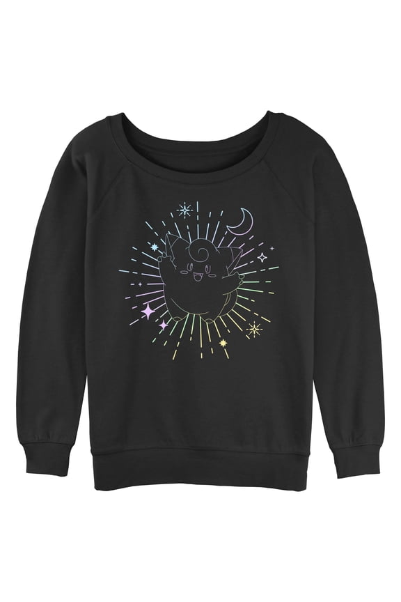 Junior's Pokemon Celestial Clefairy Sweatshirt