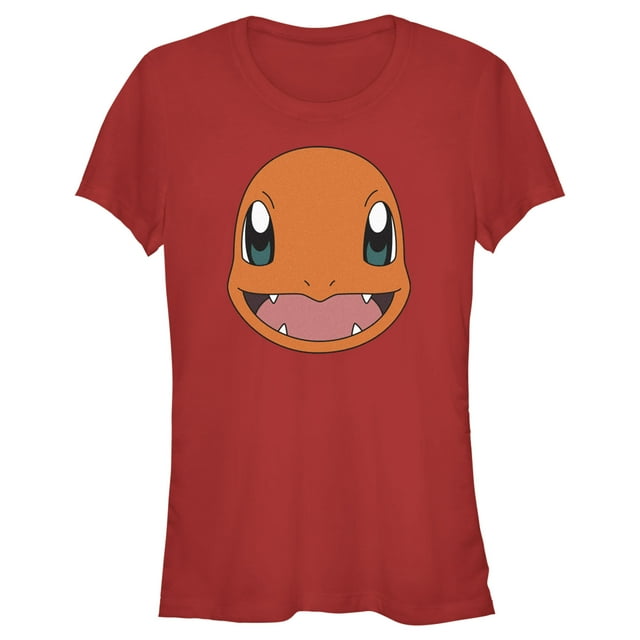 Junior's Pokemon Charmander Smile  Graphic Tee Red Small