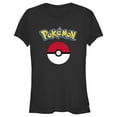 thumbnail image 1 of Junior's Pokemon Classic Logo  Graphic Tee Black Small, 1 of 3