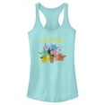 thumbnail image 1 of Junior's Pokemon Eeveelutions Racerback Tank Top Cancun Large, 1 of 4