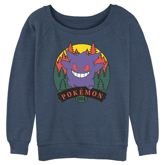 Junior's Pokemon Icon Gengar 094  Sweatshirt
