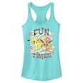 thumbnail image 1 of Junior's Pokemon Pikachu and Eevee Fun Times  Racerback Tank Top, 1 of 4