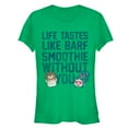 thumbnail image 1 of Junior's Ralph Breaks the Internet Barf Smoothie  Graphic Tee Kelly Green Large, 1 of 2