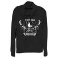 thumbnail image 1 of Junior's Ralph Breaks the Internet Comfy Rapunzel  Cowl Neck Sweatshirt Black 2X Large, 1 of 3