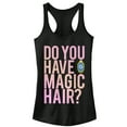 thumbnail image 1 of Junior's Ralph Breaks the Internet Magic Hair Racerback Tank Top Black 2X Large, 1 of 4