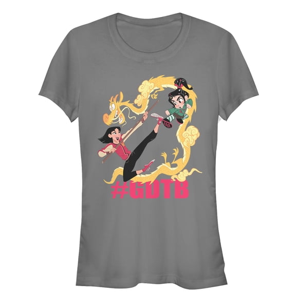 Junior's Ralph Breaks the Internet Means Business Graphic Tee Charcoal X Large
