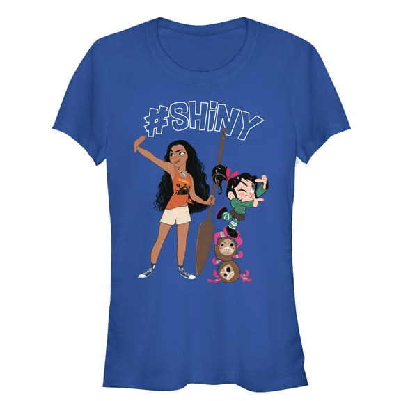 Junior's Ralph Breaks the Internet #Shiny Graphic Tee Royal Blue Small