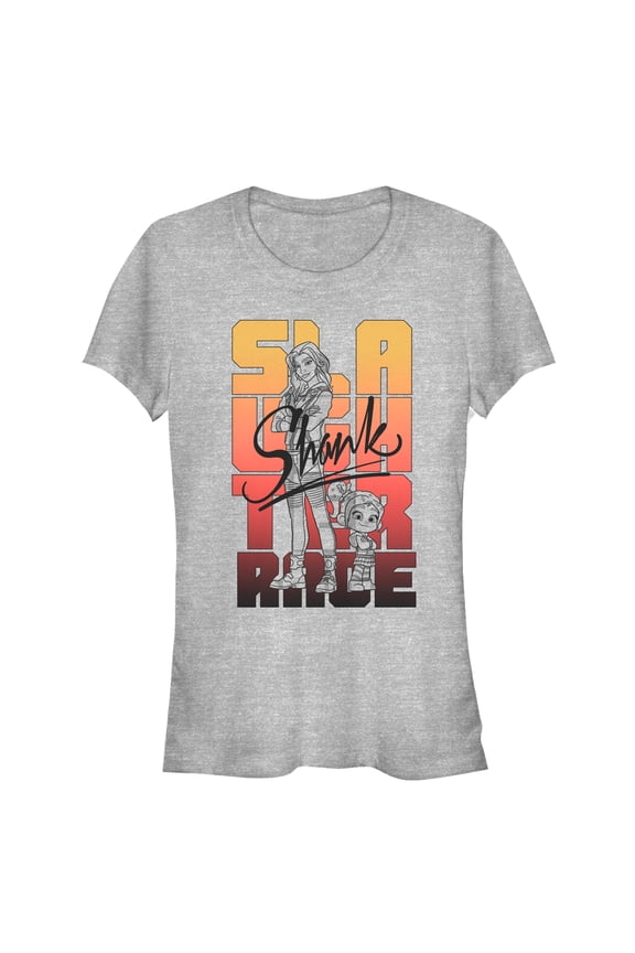 Junior's Ralph Breaks the Internet Slaughter Racer Graphic Tee Athletic Heather Medium