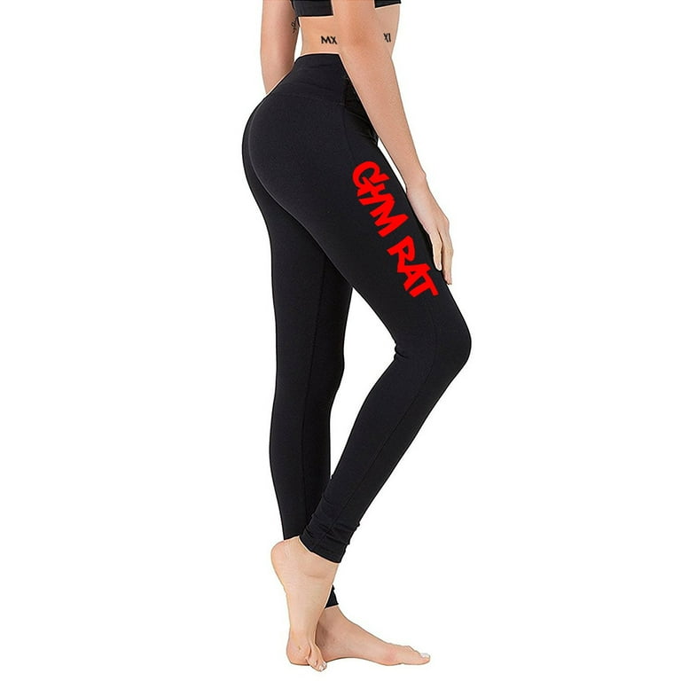 Red-black Shaping Leggings Sculpting Yoga Pants Compression Tights