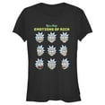 thumbnail image 1 of Junior's Rick And Morty Emotions of Rick Graphic Tee Black Medium, 1 of 3