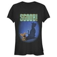 thumbnail image 1 of Junior's Scooby Doo Dog Shadow Graphic Tee Black Small, 1 of 2