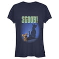 thumbnail image 1 of Junior's Scooby Doo Dog Shadow Graphic Tee Navy Blue 2X Large, 1 of 2