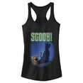 thumbnail image 1 of Junior's Scooby Doo Dog Shadow  Racerback Tank Top Black X Large, 1 of 4