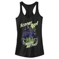 thumbnail image 1 of Junior's Scooby Doo Haunted House  Racerback Tank Top Black Medium, 1 of 5