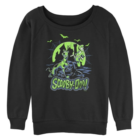 Junior's Scooby Doo Neon Nightmare  Sweatshirt